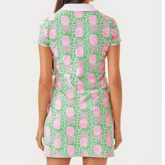 New LILLY PULITZER Cayo Coastal Dress in Fauna Green Size Medium