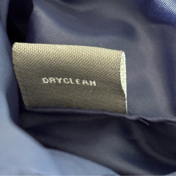 DONNA RICCO Silk Strapless Bubble Hem Formal Dress in Periwinkle Size 2