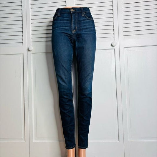 HUDSON Nico Midrise Super Skinny Blue Jeans Size 28