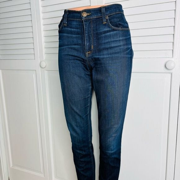HUDSON Nico Midrise Super Skinny Blue Jeans Size 28