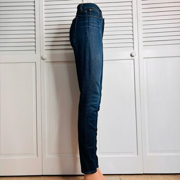 HUDSON Nico Midrise Super Skinny Blue Jeans Size 28