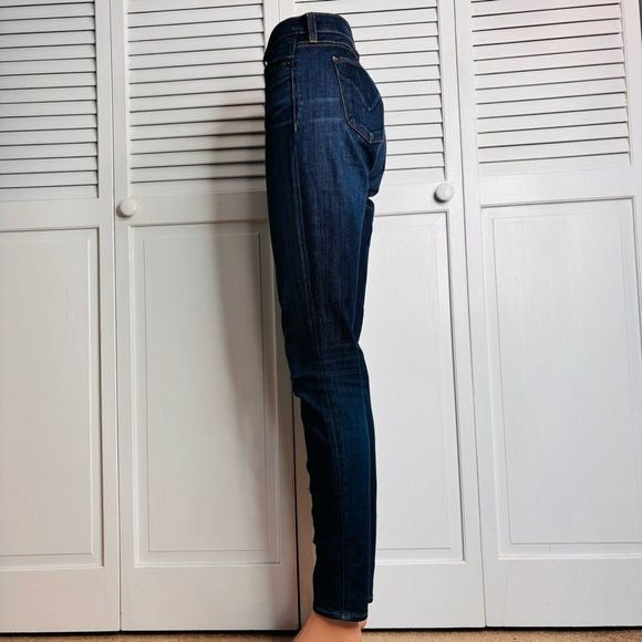 HUDSON Nico Midrise Super Skinny Blue Jeans Size 28