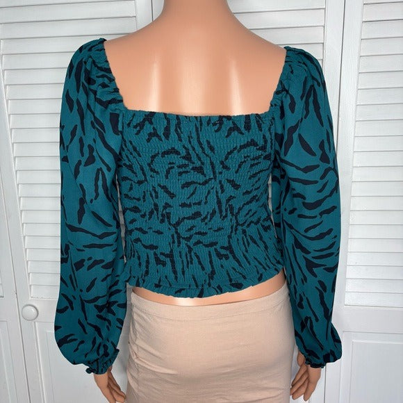 New BUDDY LOVE Juniper Bailey Smocked Top Size XS