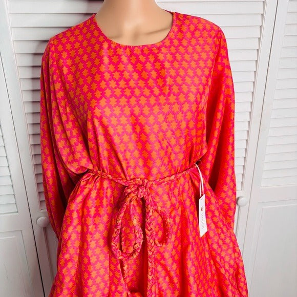 *New* J. MARIE Pink Elle Rope Dress Size Large