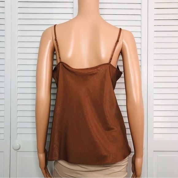 *NEW* UNIQLO Shiny Brown Camisole Size Medium