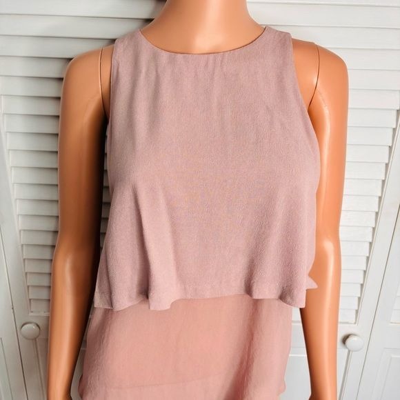 ASTR Sheer Layer Tank Size XS