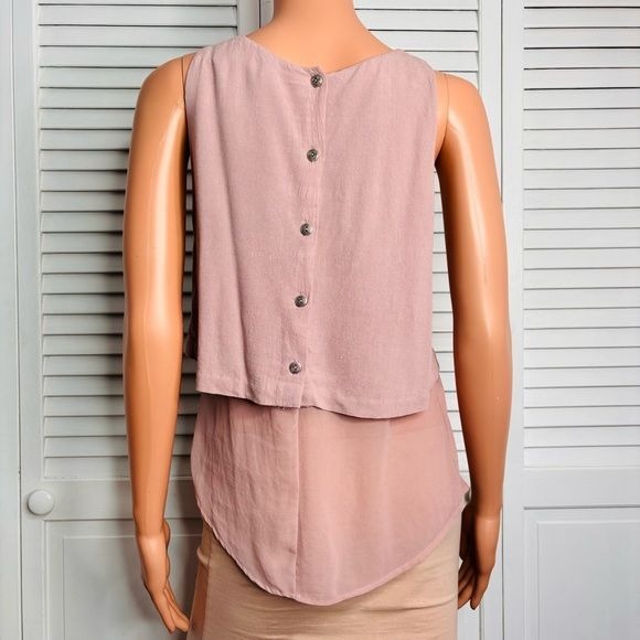 ASTR Sheer Layer Tank Size XS