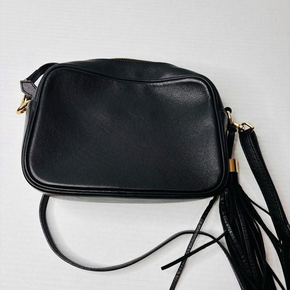 VALENTINO BY MARIO VALENTINO Black Mia Logo Embossed Shoulder Bag