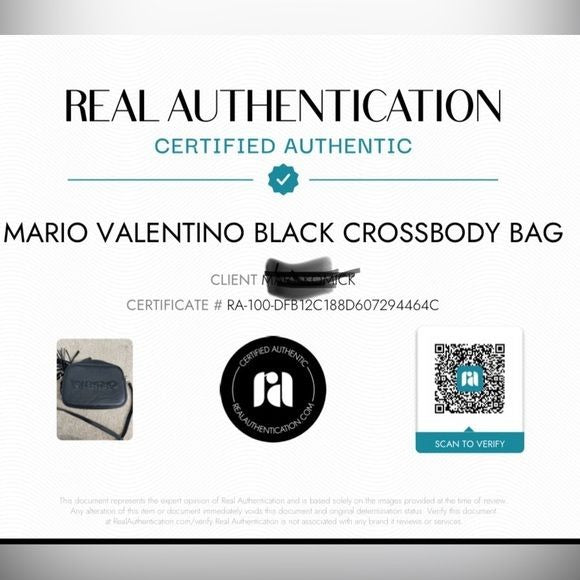 VALENTINO BY MARIO VALENTINO Black Mia Logo Embossed Shoulder Bag