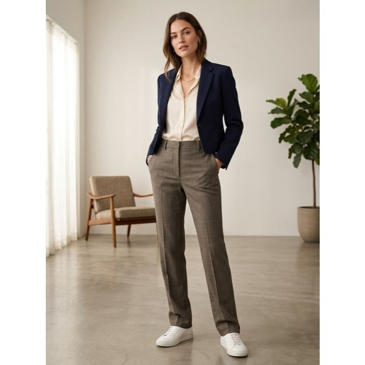 New Marella "Edison" Tailored Virgin Wool Blend Trousers Size 0