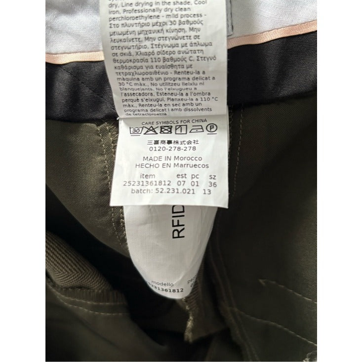 New Marella "Edison" Tailored Virgin Wool Blend Trousers Size 0