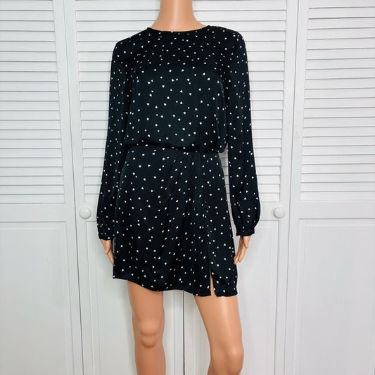 New THE KOOPLES Heart Print Mini Dress Size Small