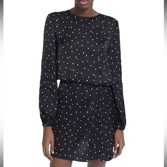 New THE KOOPLES Heart Print Mini Dress Size Small