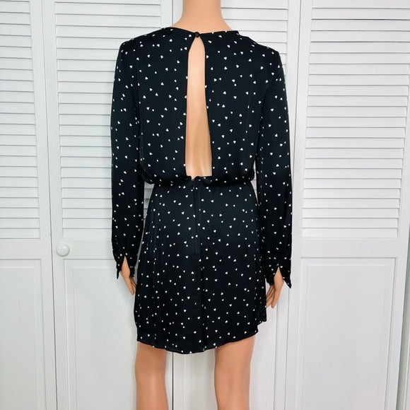 New THE KOOPLES Heart Print Mini Dress Size Small