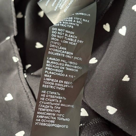 New THE KOOPLES Heart Print Mini Dress Size Small