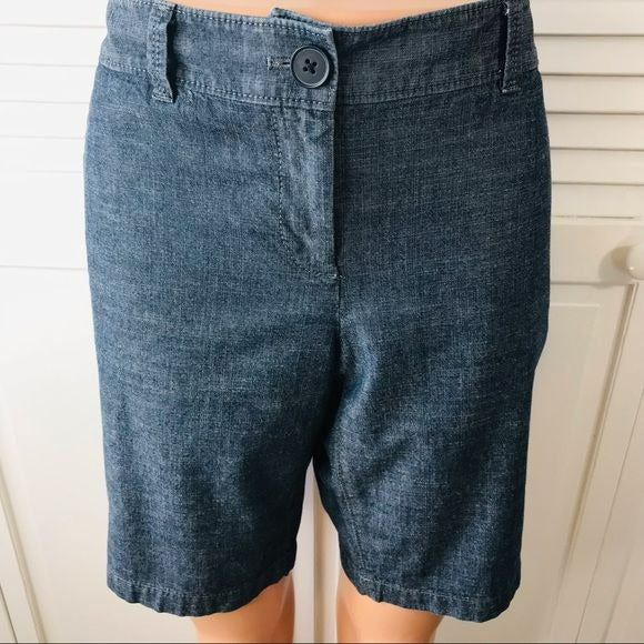 ANN TAYLOR LOFT Blue Original Shorts Size 4