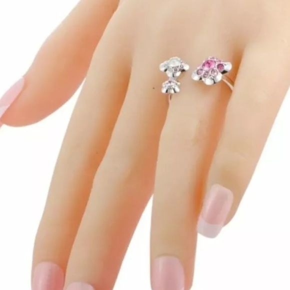 SWAROVSKI Crystal Cherie Open Ring Size 7