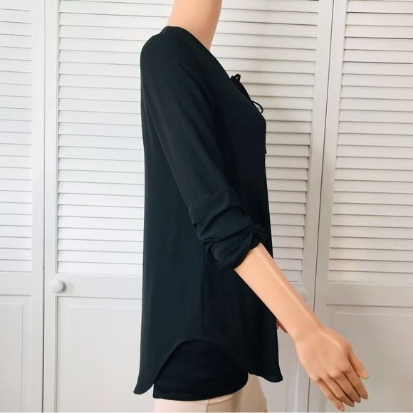 *NEW* BAILEY 44 Black Ramen Blouse Size Small