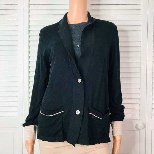 MARC BY MARC JACOBS Black Cardigan Sweater Size L