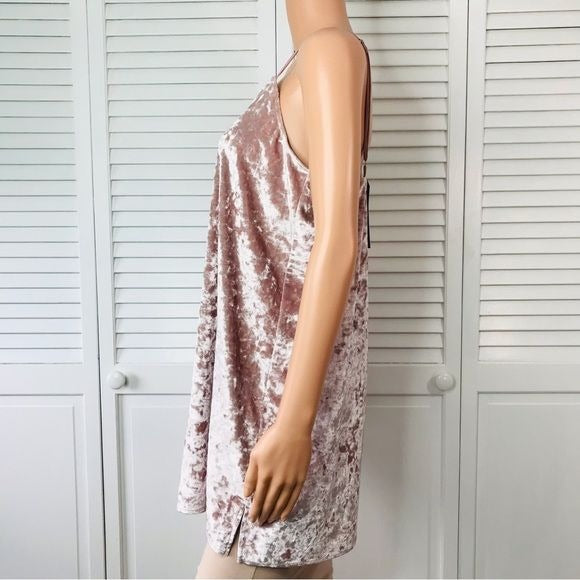 SHOW ME YOUR MUMU Pink Tiffany Slip Mini Dress Size L *NEW*