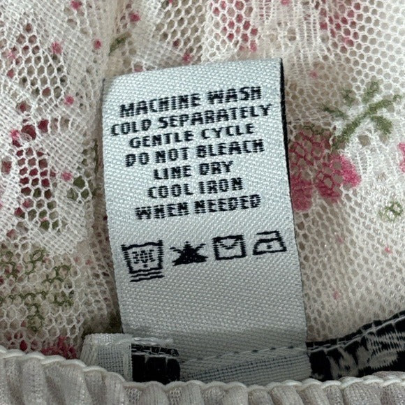 AMERICAN RAG CIE Strapless Lace Dress in Ivory Size Small