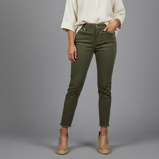 LIVERPOOL Los Angeles Gia Glider Pull-On High Rise Crop Pants Size 29