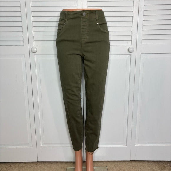 LIVERPOOL Los Angeles Gia Glider Pull-On High Rise Crop Pants Size 29