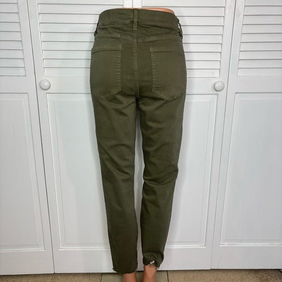 LIVERPOOL Los Angeles Gia Glider Pull-On High Rise Crop Pants Size 29