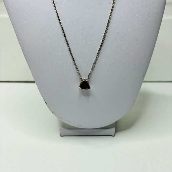 UNO DE 50 Silver Purple Crystal Pendent Necklace