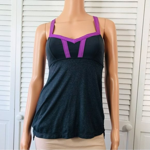 LULULEMON Hot Class Gray Tank Top Size 4