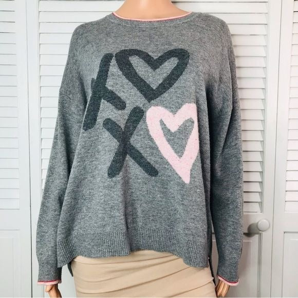 SPLENDID X&O’s Gray Knit Sweater