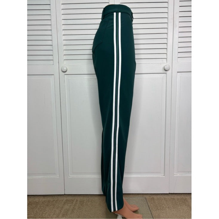 New Marina Sport by Marina Rinaldi "Radicale" Dark Green Tailored Pants Size 12