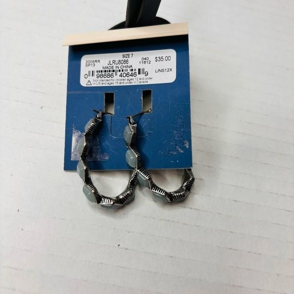 *NEW* LUCKY BRAND Turquoise Hoop Earrings