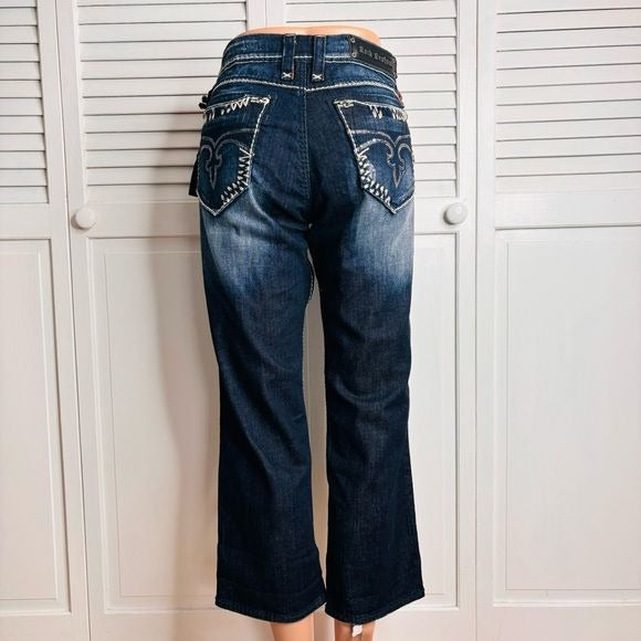 *NEW* ROCK REVIVAL Charlotte Capri Jeans
