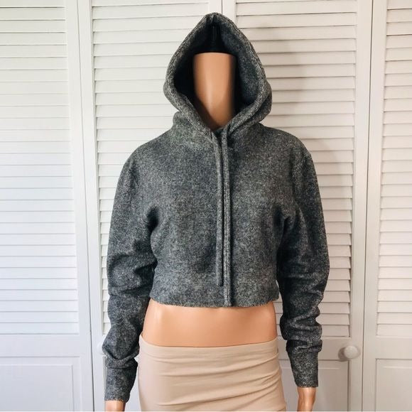 TWENTY Gray Hooded Sweatshirt Size XS