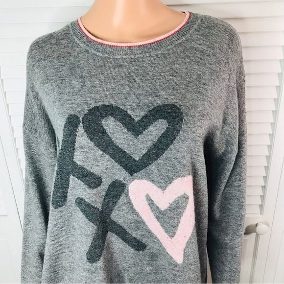 SPLENDID X&O’s Gray Knit Sweater