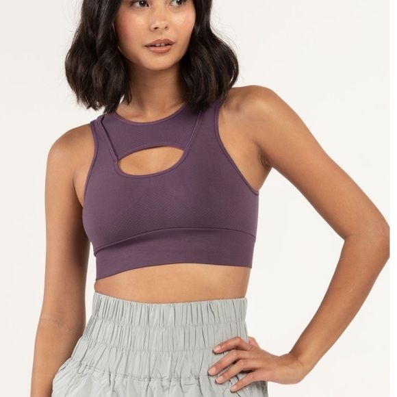 *NEW* FREE PEOPLE MOVEMENT Every Single Time Cut Out Sports Bra Size M/L