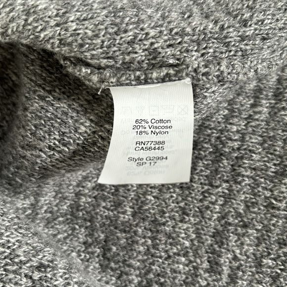 MADEWELL Gray Open Front Cardigan Size XS