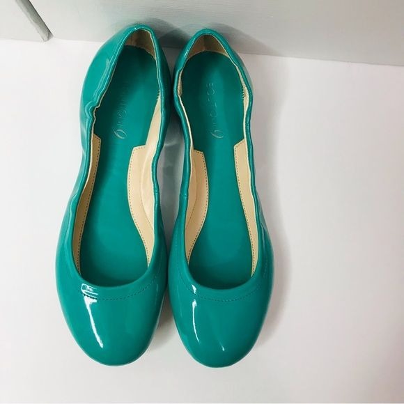 BOUTIQUE 9 Augustina Turquoise Flats Size 9M *NEW*
