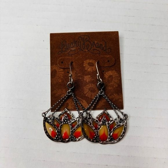 *NEW* LUCKY BRAND Flame Drop Earrings