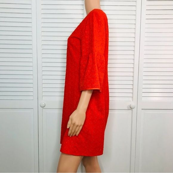 NANETTE LEPORE Red Poppy Gypsy Dress Size 8