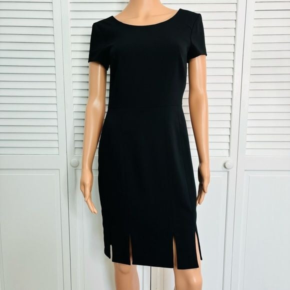 SLATE & WILLOW Black Car Wash Pencil Dress size 2