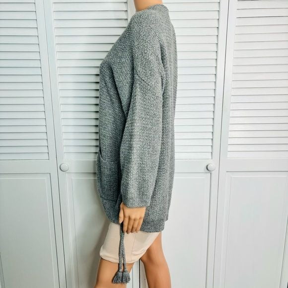 MADEWELL Gray Open Front Cardigan Size XS