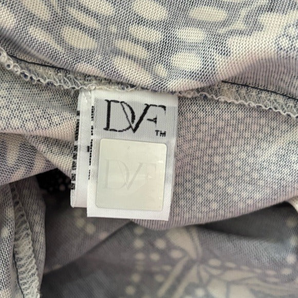 DVF Diane von Furstenberg Jeanne Two Silk Wrap Dress Size 6
