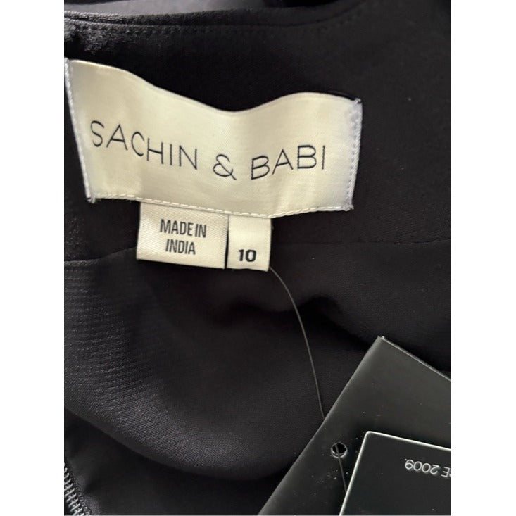 New Sachin & Babi Lily Dress in Noir Bouquet Size 10