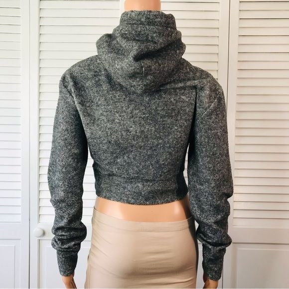 TWENTY Gray Hooded Sweatshirt Size XS