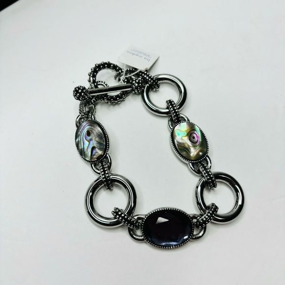 *NEW* LIA SOPHIA Epiphany Genuine Abalone Pearl Bracelet