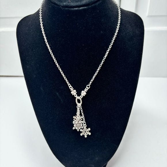 *NEW* BRIGHTON Silver Multi Snowflake Charms Necklace