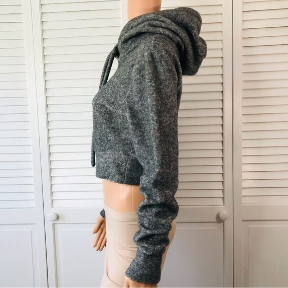 TWENTY Gray Hooded Sweatshirt Size XS