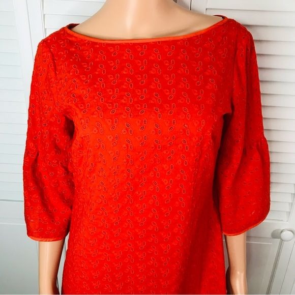 NANETTE LEPORE Red Poppy Gypsy Dress Size 8